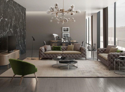Chesterfield sofa set four seater sofas luxury couches armchair furniture sofa